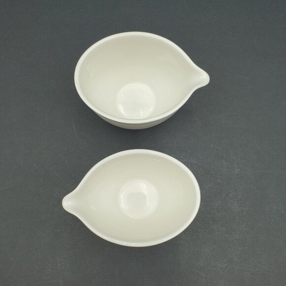 Villeroy & Boch White Individual Creamers Fine China Personal Sauce Servers - Picture 3 of 8